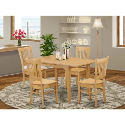 Dining Room Set - Small Dining Table And Dinette Chairs - Image 1 of 4