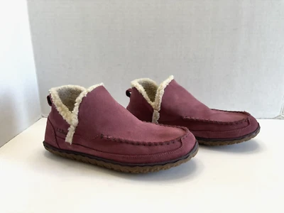 Zapatillas de montaña LL Bean para mujer botas sin usar forradas de lana rosa gamuza suela dura talla 8 Foto 1 de 4