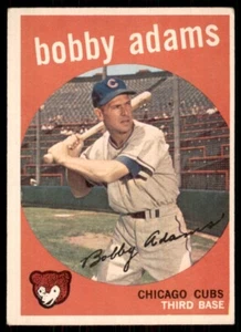 1959 Topps EX-MT #249 Bobby Adams Chicago Cubs - Picture 1 of 2