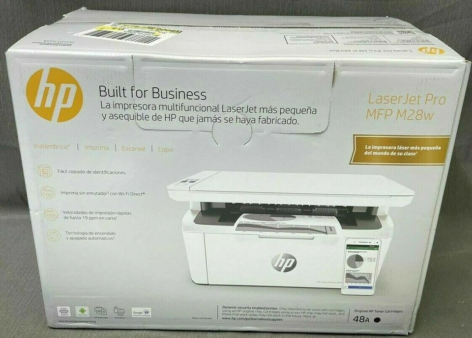 HP LaserJet Pro MFP M28w All-in-One Printer BRAND NEW FACTORY SEALED - Image 1 of 1