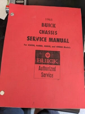 Репродукция 1965 Buick Сервисное Шасси Руководство LeSabre Wildcat Electra Riviera - Изображение 1 из 4
