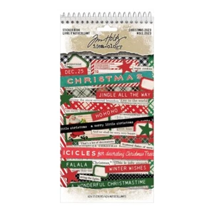 Tim Holtz idea-ology Christmas Sticker Book TH94350