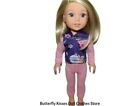 Pink Hoodie Set Pants + Top 14" Doll Clothes Fit American Girl Wellie Wishers