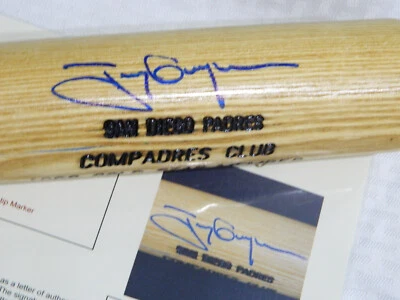 Tony Gwynn Signed San Diego Padres Compadres Club 1998 GSM Bat JSA💎COA - Image 1 of 4