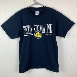 Vintage 1991 Beta Sigma Phi Shirt Single Stitch Adult Medium Made In USA - Picture 1 of 5