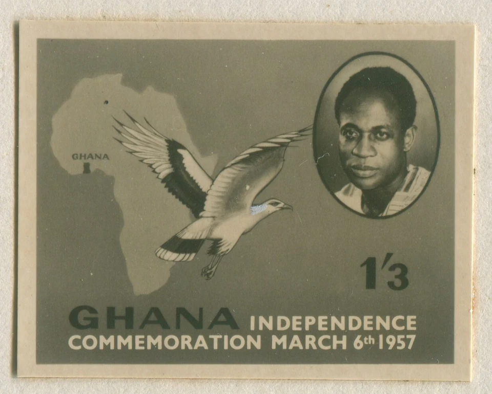 Ghana 1957 1s 3d Independencia Buitre Palm-nut SG169 prueba fotográfica Foto 1 de 3