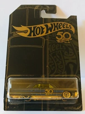 Impala 64 Car 50 Anniversary Hot Wheels Challenging The Limits Since 1968 Chevy - Immagine 1 di 4