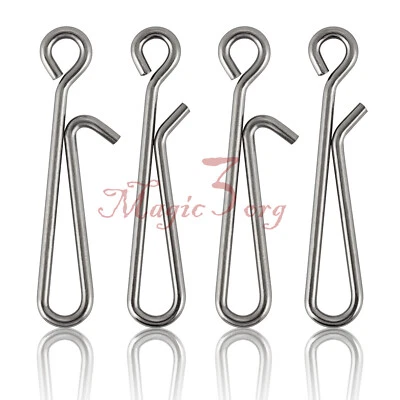 50/100/200pcs Sea Fishing Rig Clips Bait Lead Weight Easy Change Beach Tackle - Image 1 of 4