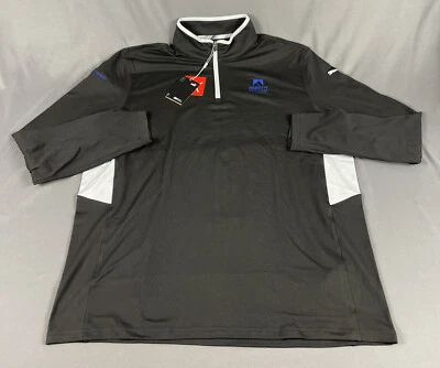 Puma Golf Pullover Outing Chest Logo 1/4 Zip XL Black NWT MSRP $65 - Image 1 of 4