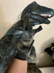Folkmanis 15” Tyrannosaurus Rex TRex Full Body Dinosaur Plush Hand Puppet - Picture 1 of 5