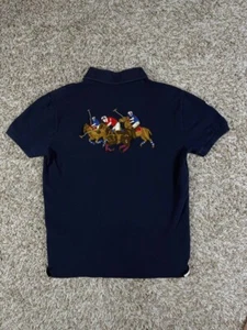 Polo Ralph Lauren International Challenge Cup NYC Navy Polo Shirt Small - Picture 1 of 12