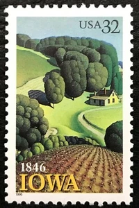 1996 Scott #3088 32¢ - IOWA STATEHOOD BICENTENNIAL - Single Stamp - Mint NH - Picture 1 of 1