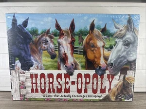 New Horse-Opoly Equestrian Themed Monopoly Board Game Late for the Sky Quick - Picture 1 of 4