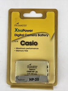 Promaster #7744 Lithium-Ion Replacement Battery For Casio NP-20 New In Box - Picture 1 of 5