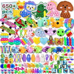 650 Pcs Party Favors for Kids, Fidget Toys Bulk, Prizes for Kids, Fidget Stockin - Picture 1 of 12