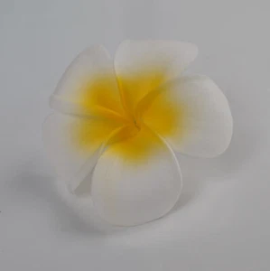 Beautiful  Hawaiian Plumeria Sweet Flower Foam Brooch Pin Hair Clip Accessory  - Picture 1 of 5