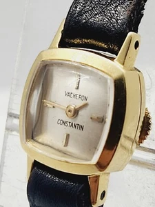 Vacheron Constantin Vintage Ladies Watch 14k Yellow Gold Petite Back Crown Swiss - Picture 1 of 9