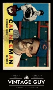 1960 Topps #337 Cal Neeman Vintage Chicago Cubs Baseball Card - Picture 1 of 2