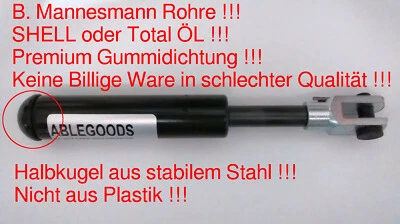 ABLE-GOODS 2x Gasdruckfeder Gasfeder passend für Fritzmeier Fritzmeyer Verdeck 128685