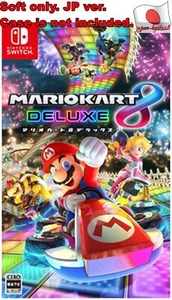 Nintendo Switch JP ver USED SOFT ONLY Mario Cart 8 Deluxe - Picture 1 of 3