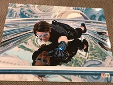 TOM CRUISE SIGNED AUTOGRAPH 11x14 PHOTO MISSION IMPOSSIBLE ACTION BECKETT BAS E TOM CRUISE SIGNED AUTOGRAPH 11x14 PHOTO MISSION IMPOSSIBLE ACTION BECKETT BAS E