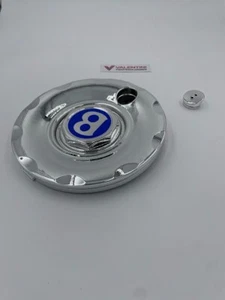 COPRI MOZZO E TAPPO COPRI MOZZO RUOTA CROMATI BENTLEY AZURE - Imagen 1 de 11