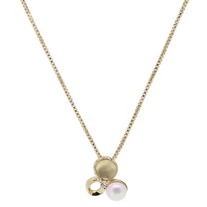 Eclipse - Luna Kette | 925'er Sterling Silber | 18K vergoldet, rhodiniert - Bild 1 von 1