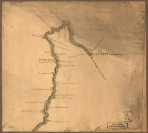 A4 Reprint of Lakes And Rivers Map Virginia - Picture 1 of 1