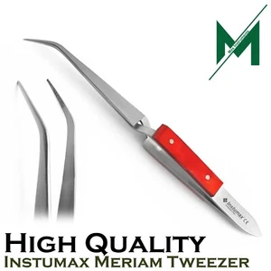 Fiber Grip Tweezers Cross Locking Soldering Tweezer Jewelers Self Locking - Imagen 1 de 3