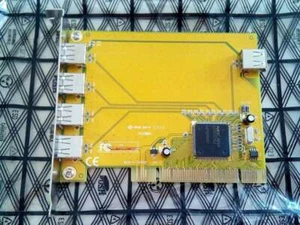 5 Port USB 2.0 Adapter PCI / EP-1325-2 / Surecom / Neu - Bild 1 von 2