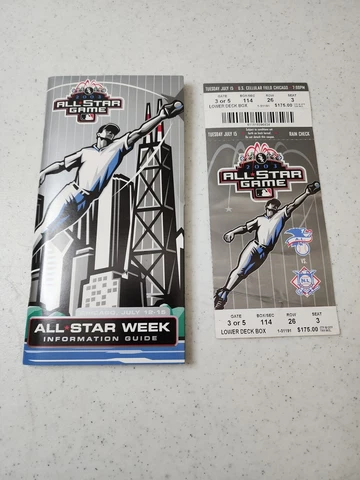 Chicago White Sox 2003 All Star Game Ticket/Information Guide Cover