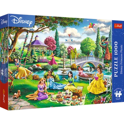 Trefl, Disney Prinzessinnen Picknick, 1000 Teile Premium Plus