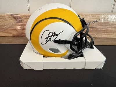 艾萨克·布鲁斯签名月食迷你头盔 — 第 1/4 张图片