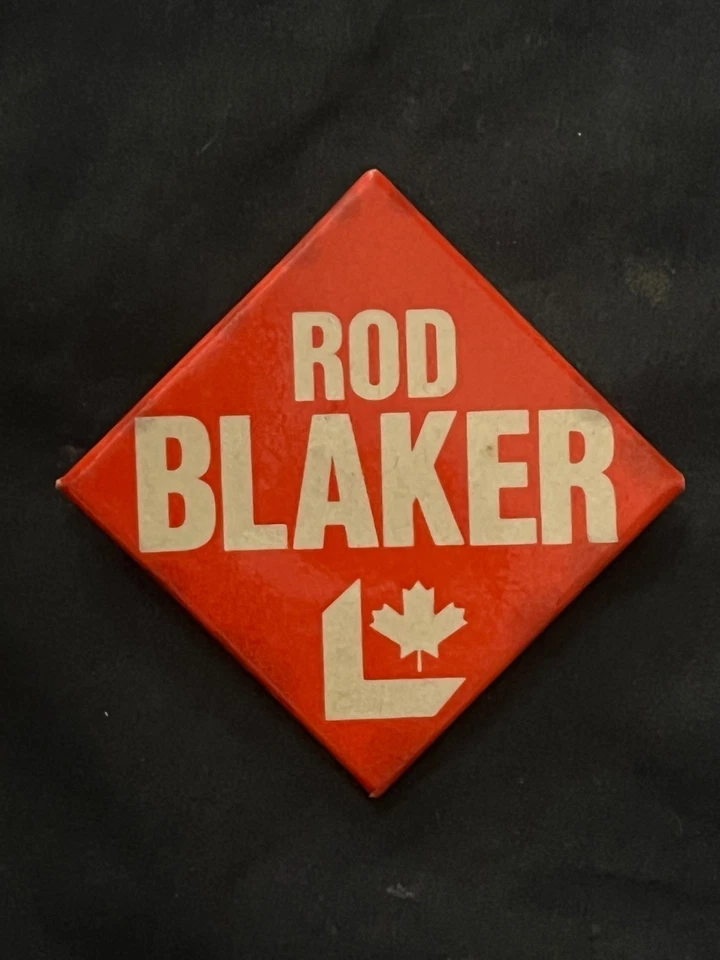 Candidato del Partido Liberal de Canadá Rod Blaker Button Foto 1 de 1