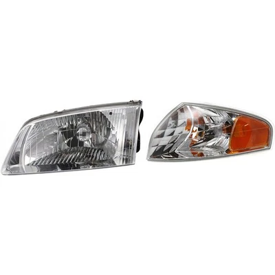 Headlight Lamp  Left Hand Side Driver for Mazda 626 2000-2002 Foto 1 de 4