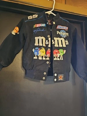 Vintage JH Design Nascar M&M’s Ken Schrader #36 NASCAR Racing Jacket Youth Small - Image 1 of 4