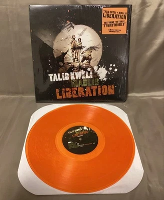 Madlib & Talib Kweli Liberation Orange Vinyl LP Used Rare Breakbeat - Image 1 of 4