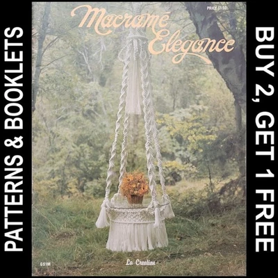 Vintage "Macrame Elegance" di Denni & Glenn Simmons & Doreen & Clint Clement ©1976 - Immagine 1 di 4