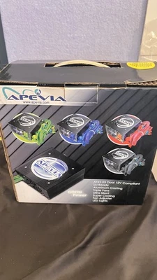 APEVIA ATX SWITCHING POWER SUPPLY ATX-AS600W AP - Image 1 of 4