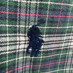 Herren Ralph Lauren Langarm Flanell Button Down Hemd Mehrfarbig Kariert Large - Bild 1 von 14