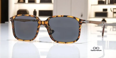 PERSOL PO3246S 105256 Madreterra 浅蓝色 53 毫米男式太阳镜 — 第 1/2 张图片