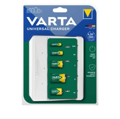 CARGADOR UNIVERSAL VARTA PARA AA AAA C D 9V NIMH 57658 SIN PILAS NUEVO Foto 1 de 4