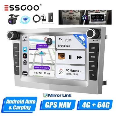 7" Carplay DAB+ Autoradio Android 13 4+64G GPS NAVI FM Cam Für Opel Astra Corsa - Bild 1 von 4