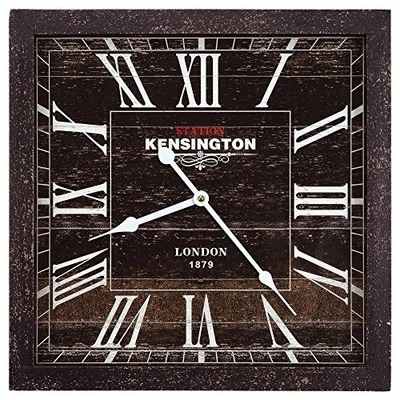 Yosemite домашний декор квадратный деревянный настенные часы 16 дюймов - Изображение 1 из 3