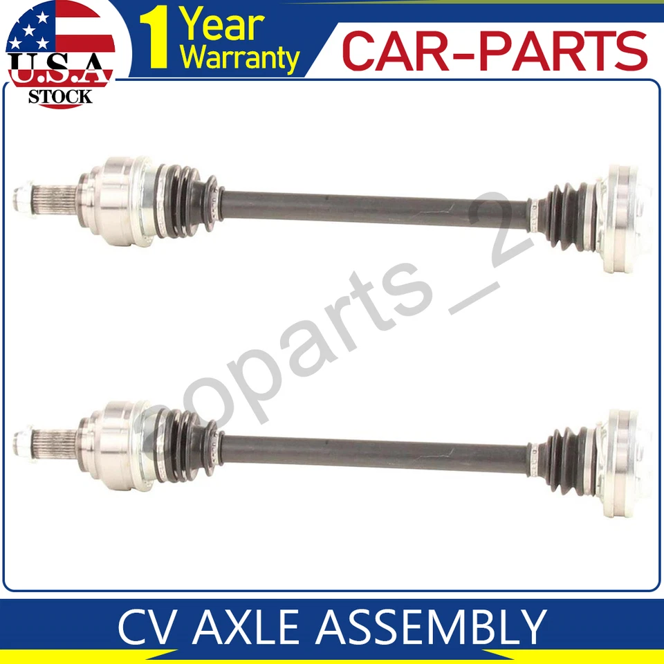 Rear Left & Right CV Axle Joint Shaft For 2006-2008 BMW 750i 4.8L with Warranty - Изображение 1 из 4