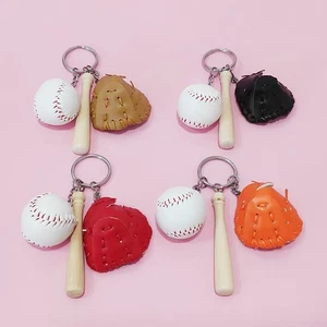 1PC Baseball Keychain Pendant Sports Backpack Key Hanging Ornaments Decorations - Picture 1 of 6