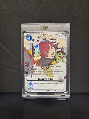 Takumi Aiba SP BT23-089 SR HACKERS SLUMBER Digimon Card Game - Image 1 of 3
