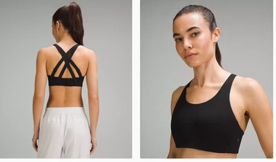 Lululemon Energy Bra *High Support Black Double Crossback Sz.36B - Image 1 of 4