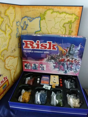 Risk Strategy Board Game (2004, Parker Bros) Missions Golden Calvary Complete - Image 1 of 4