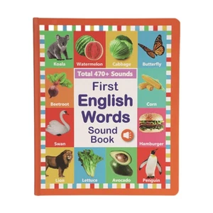 Englische Wörter Soundbuch Frühes Lernen Punkt Lesen Interaktives Hörbuch - Picture 1 of 6